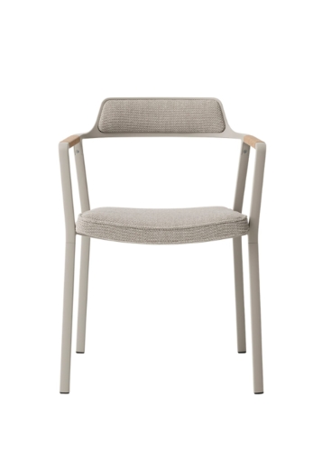 Krzesło ogrodowe  PULVERLAKERET Open-Air Chair - Vipp711 Vipp