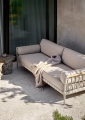 Kanapa ogrodowa  Open-Air Sofa MEADOW LIGHT GREY - Vipp720 H:80 cm Vipp