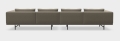 Sofa 3 osobowa  Loft Sofa / 4 Pers H:65 cm Vipp różne warianty