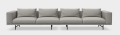 Sofa 3 osobowa  Loft Sofa / 4 Pers H:65 cm Vipp różne warianty