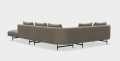 Sofa 3 osobowa  Chimney Sofa / Sofa With Open End H:70 cm Vipp różne warianty 