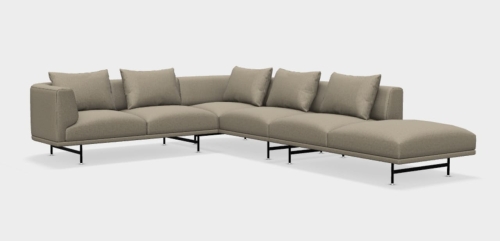Sofa 3 osobowa  Chimney Sofa / Sofa With Open End H:70 cm Vipp różne warianty 