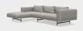 Sofa 3 osobowa Loft Sofa / Sofa With Chaise Longue H:65 cm Vipp różne warianty