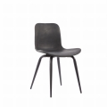 NORR 11 krzesło LANGUE AVANTGARDE LEATHER antracyt