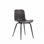 NORR 11 krzesło LANGUE AVANTGARDE LEATHER antracyt