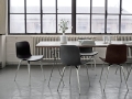 NORR 11 krzesło LANGUE AVANTGARDE LEATHER antracyt