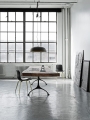 NORR 11 krzesło LANGUE AVANTGARDE LEATHER antracyt