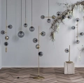 Lampa Wisząca Orb 15 Cm Szara Bolia