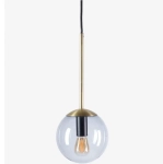 Lampa Wisząca Orb 15 Cm Mosiężna Bolia