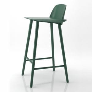 Stołek barowy H65 lub H75 Nerd Muuto - różne kolory