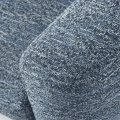 Fotel w tkaninie boucle TEDDY BOHO niebieski melanż Pols Potten 