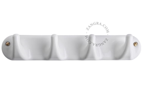 Porcalnowy wieszak white 4 Zangra