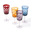 Zestaw kieliszków do wina TUBULAR kolorowy Pols Potten 