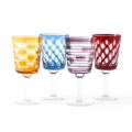 Zestaw kieliszków do wina TUBULAR kolorowy Pols Potten 
