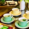 Zestaw filiżanek CHESS porcelanowy Pols Potten 