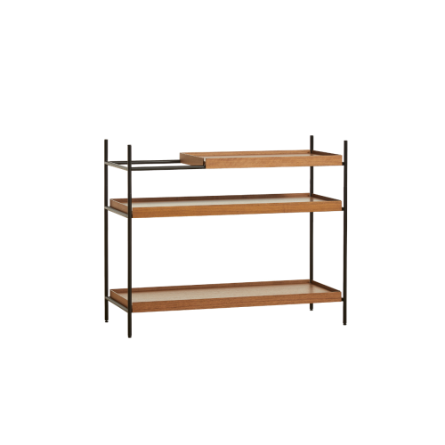 Regał Tray Walnut low Woud różne warianty