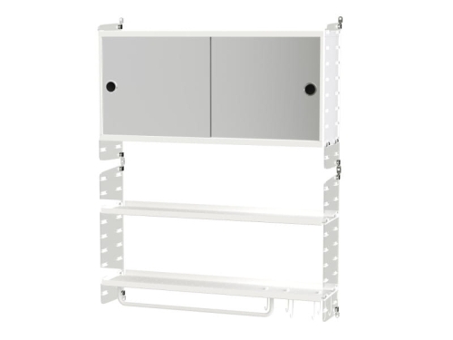 Konfiguracja BATHROOM D biała/plex String Furniture 