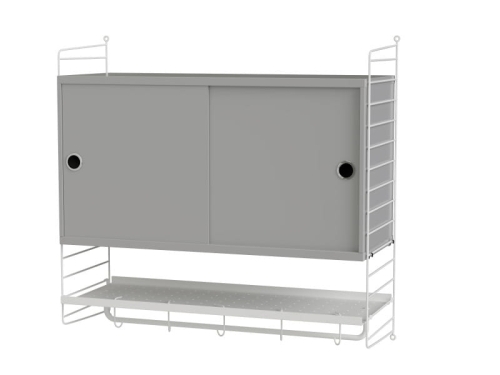 Konfiguracja BEDROOM F szara/ String Furniture różne warianty