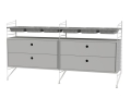 Konfiguracja BEDROOM G String Furniture różne warianty