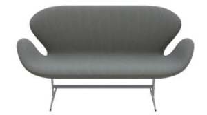 Sofa SWAN 3321 FRITZ HANSEN tapicerka DIVINA MD