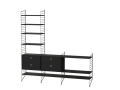 Konfiguracja LIVING ROOM J String Furniture różne warianty 