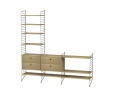 Konfiguracja LIVING ROOM J String Furniture różne warianty 