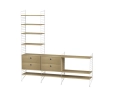 Konfiguracja LIVING ROOM J String Furniture różne warianty 