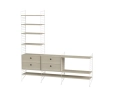 Konfiguracja LIVING ROOM J String Furniture różne warianty 