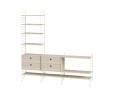 Konfiguracja LIVING ROOM J String Furniture różne warianty 