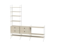Konfiguracja LIVING ROOM J String Furniture różne warianty 