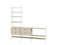 Konfiguracja LIVING ROOM J String Furniture różne warianty 