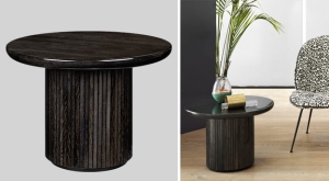 Stolik  okrągły  Moon  Wood GUBI cena od: