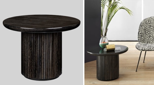 Stolik  okrągły  Moon  Wood GUBI cena od: