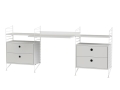 Konfiguracja WORKSPACE C String Furniture różne warianty 
