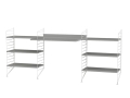 Konfiguracja WORKSPACE D String Furniture różne warianty 
