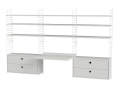 Konfiguracja WORKSPACE F String Furniture różne warianty 