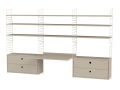 Konfiguracja WORKSPACE F String Furniture różne warianty 