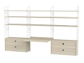 Konfiguracja WORKSPACE F String Furniture różne warianty 