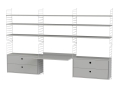 Konfiguracja WORKSPACE F String Furniture różne warianty 