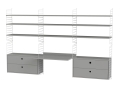 Konfiguracja WORKSPACE F String Furniture różne warianty 