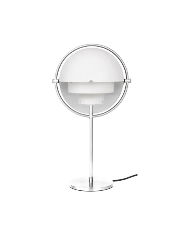 Lampa stołowa MULTI-LITE chrome/white Gubi