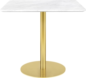 Stół do jadalni mosiądz 1.0 80 x 80 GUBI różne warianty 