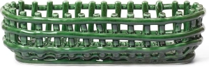 Kosz do przechowywania Ceramic owalny 15 x 30 cm Ferm Living rózne warianty  
