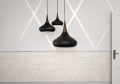Orient P1, P2, P3 lampa wisząca czarna Fritz Hansen