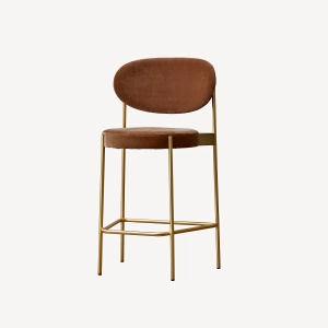 Krzesło barowe SERIES 430 75 cm mosiądz VERPAN