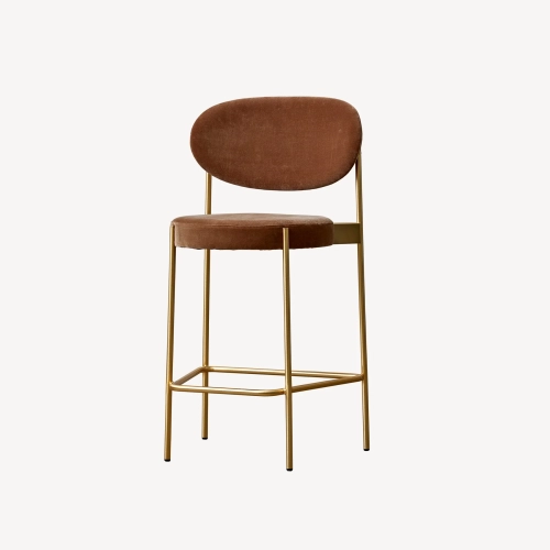 Krzesło barowe SERIES 430 75 cm mosiądz VERPAN