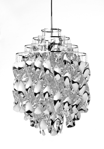  Lampa wisząca SPIRAL SP01 srebrna VERPAN 
