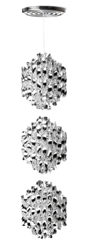 Lampa wisząca SPIRAL SP3 srebrna VERPAN 