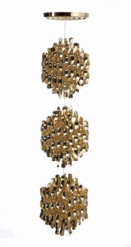  Lampa wisząca SPIRAL SP3 złota VERPAN