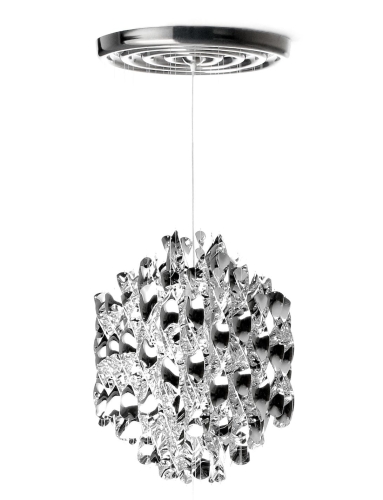  Lampa wisząca SPIRAL SP1 srebrna VERPAN